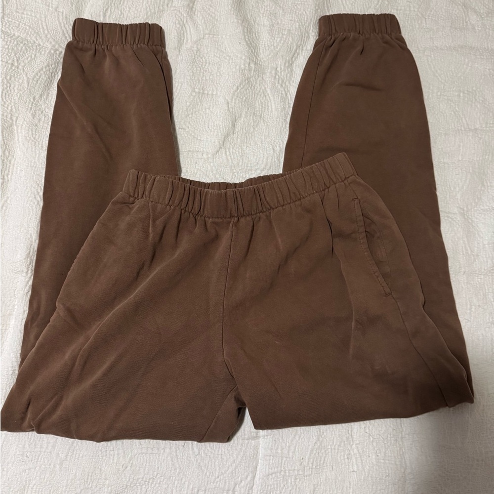 Brandy Melville Chocolate Brown Joggers